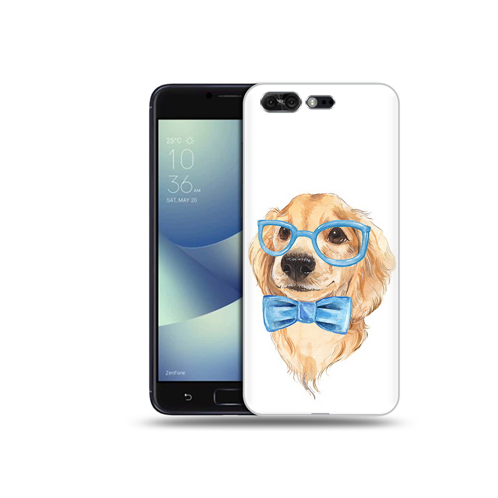 

Чехол MyPads Tocco для Asus ZenFone 4 Pro (ZS551KL) Собака интеллигент, Прозрачный, Tocco