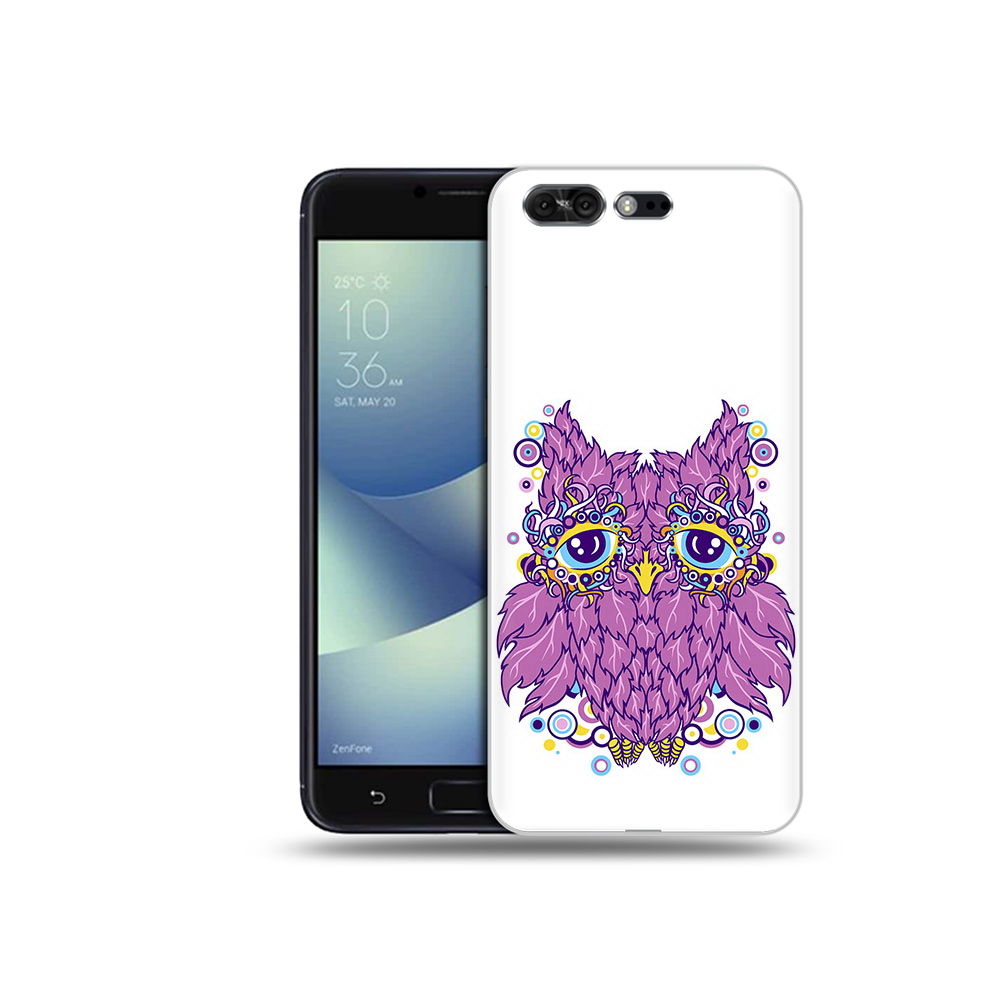 

Чехол MyPads Tocco для Asus ZenFone 4 Pro (ZS551KL) Розовая сова, Прозрачный, Tocco