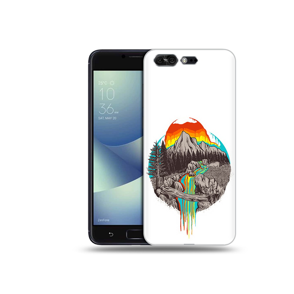 

Чехол MyPads Tocco для Asus ZenFone 4 Pro (ZS551KL) Радужный водопад, Прозрачный, Tocco