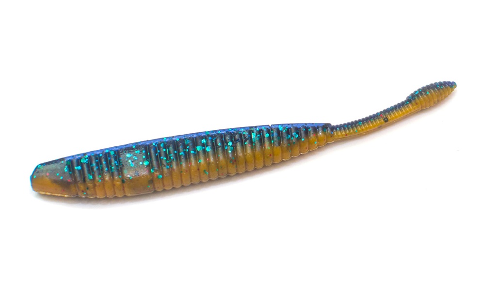 

Силиконовая приманка Rattle Bloom 95 мм, D011, 10 шт., Коричневый;синий