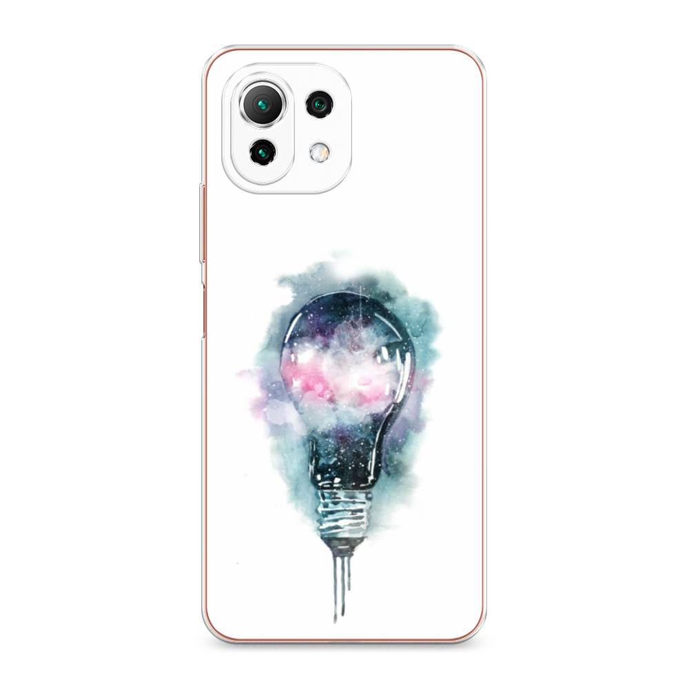 

Чехол для Xiaomi Mi 11 Lite/5G NE "Волшебная лампа", Белый;серый, 310250-4