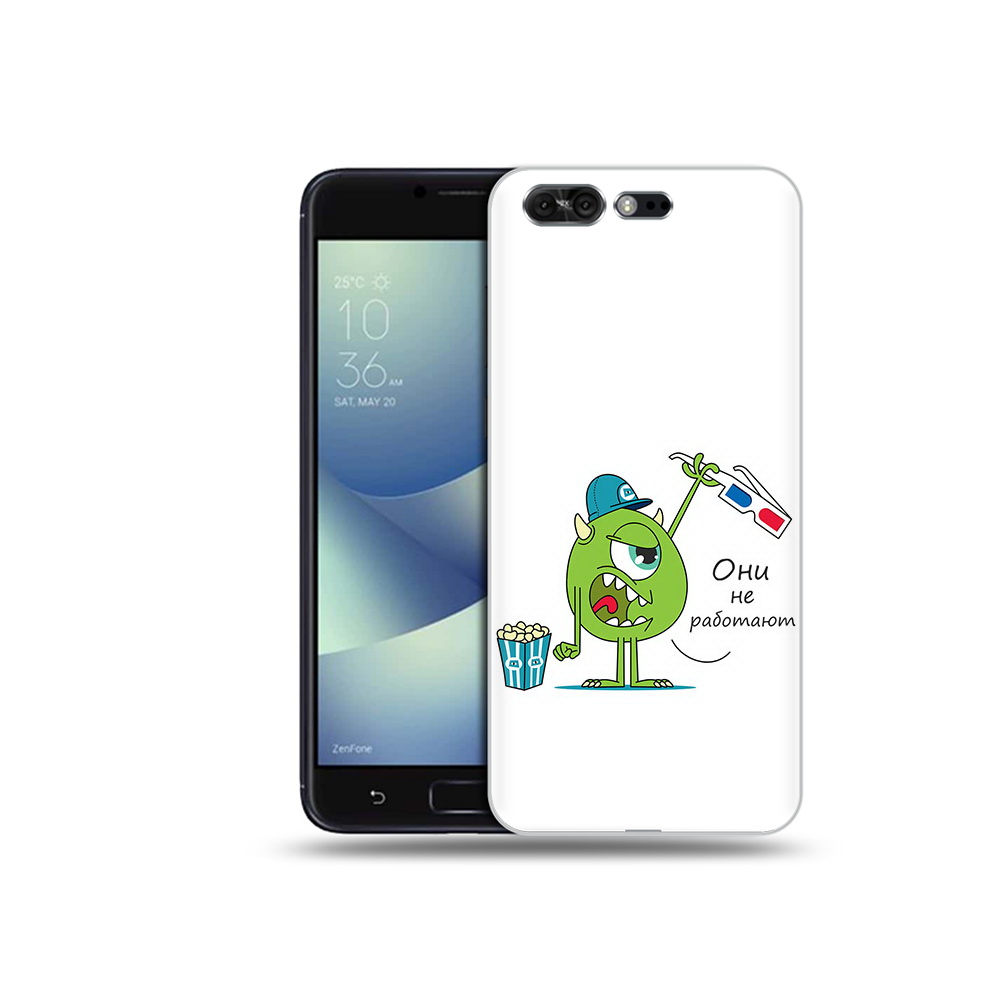 

Чехол MyPads Tocco для Asus ZenFone 4 Pro (ZS551KL) Очки не работают, Прозрачный, Tocco