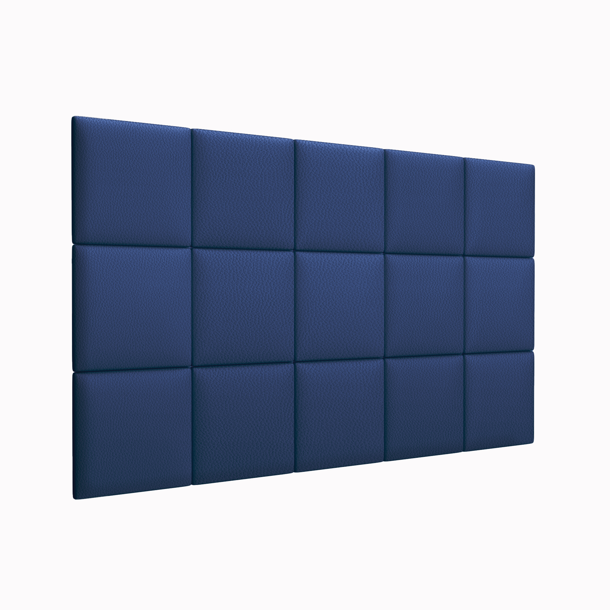 фото Мягкие стеновые панели eco leather blue 30х30 см 1 шт. tartilla