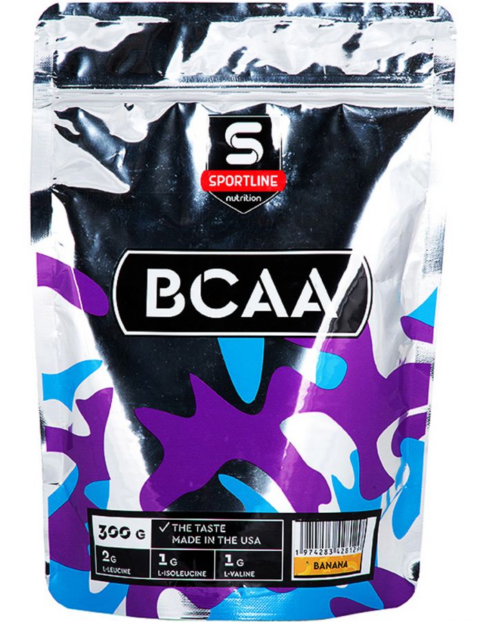 SportLine BCAA 300 г, клубника