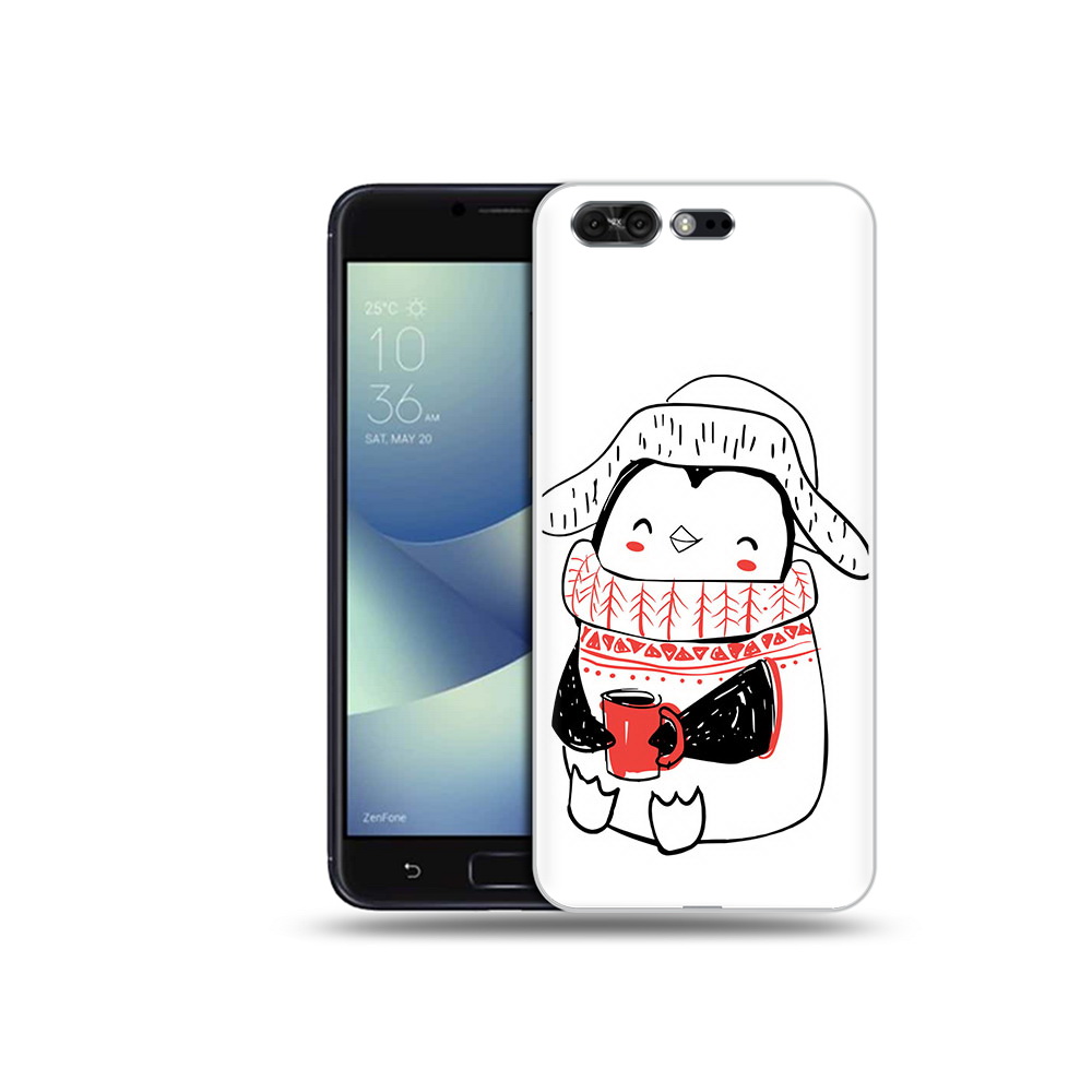 

Чехол MyPads Tocco для Asus ZenFone 4 Pro (ZS551KL) Милый пингвин, Прозрачный, Tocco