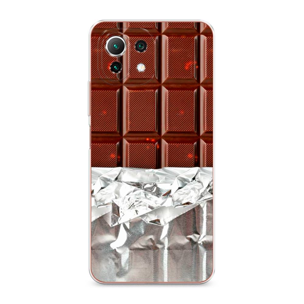 

Чехол на Xiaomi Mi 11 Lite/5G NE "Шоколад в обертке", Коричневый, 310250-6