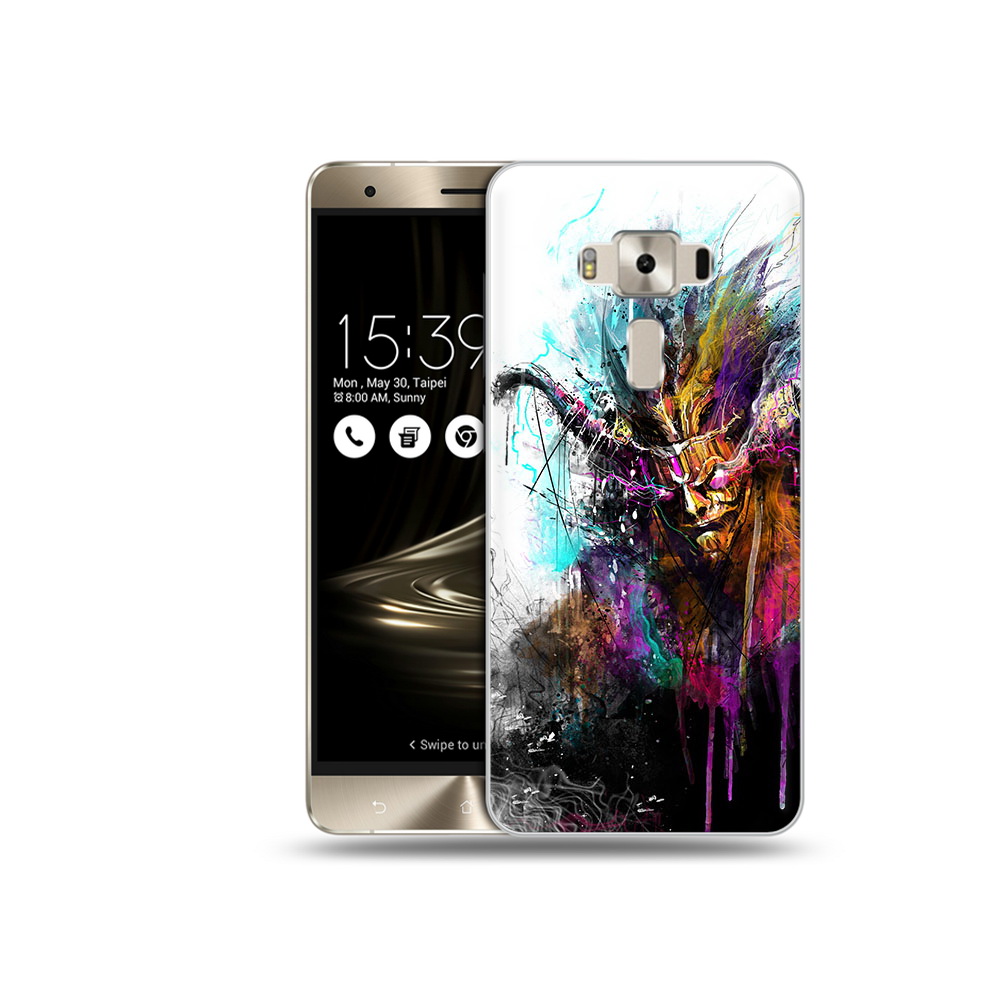 

Чехол MyPads Tocco для Asus ZenFone 3 яркий дьявол, Прозрачный, Tocco