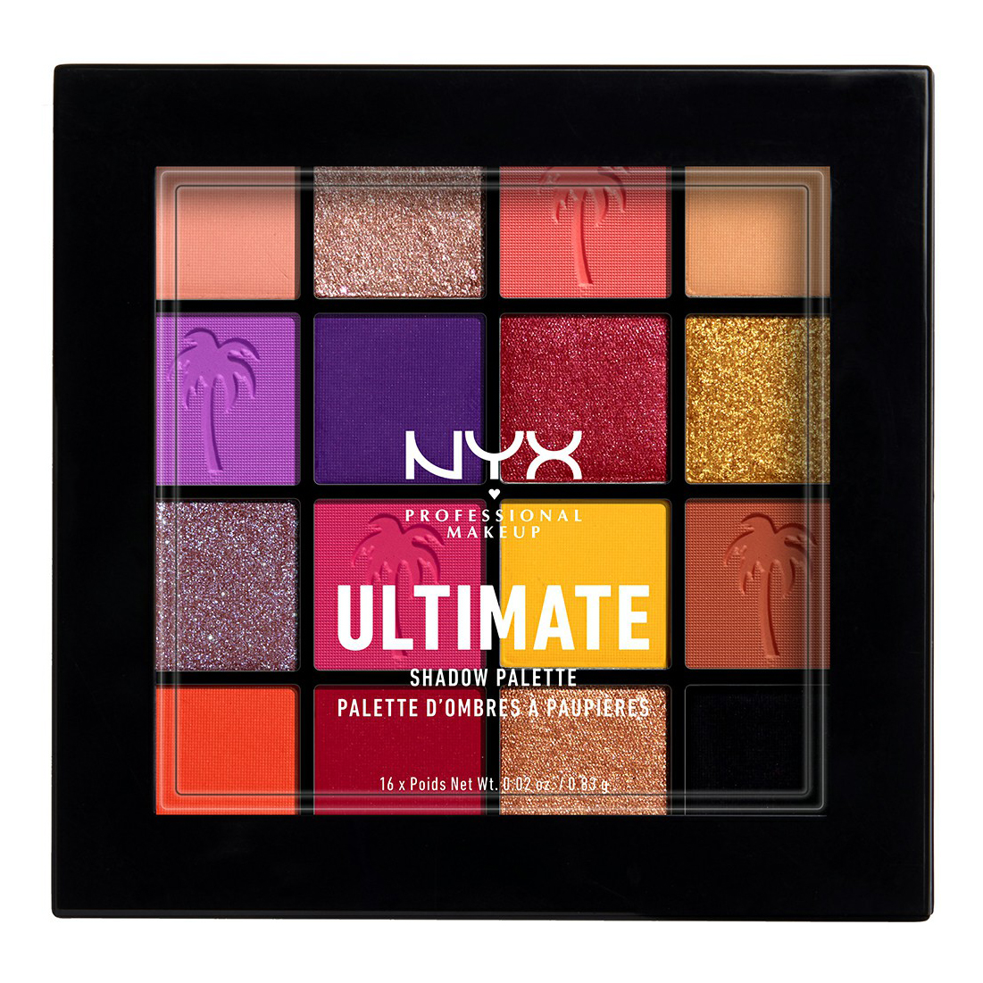 Тени для век NYX Professional MakeUp Ultimate Shadow Palette 13 Festival 105 г тени для век ga de velveteen eye shadow palette 47 nude in the city 8 1 г