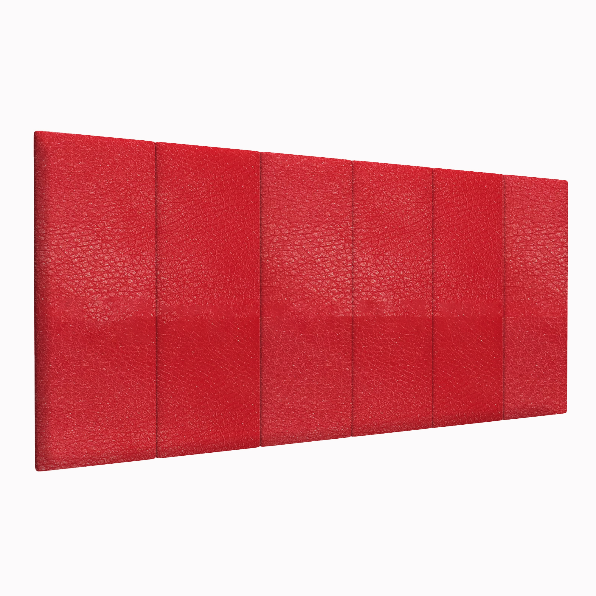 фото Мягкие стеновые панели eco leather red 30х80 см 4 шт. tartilla