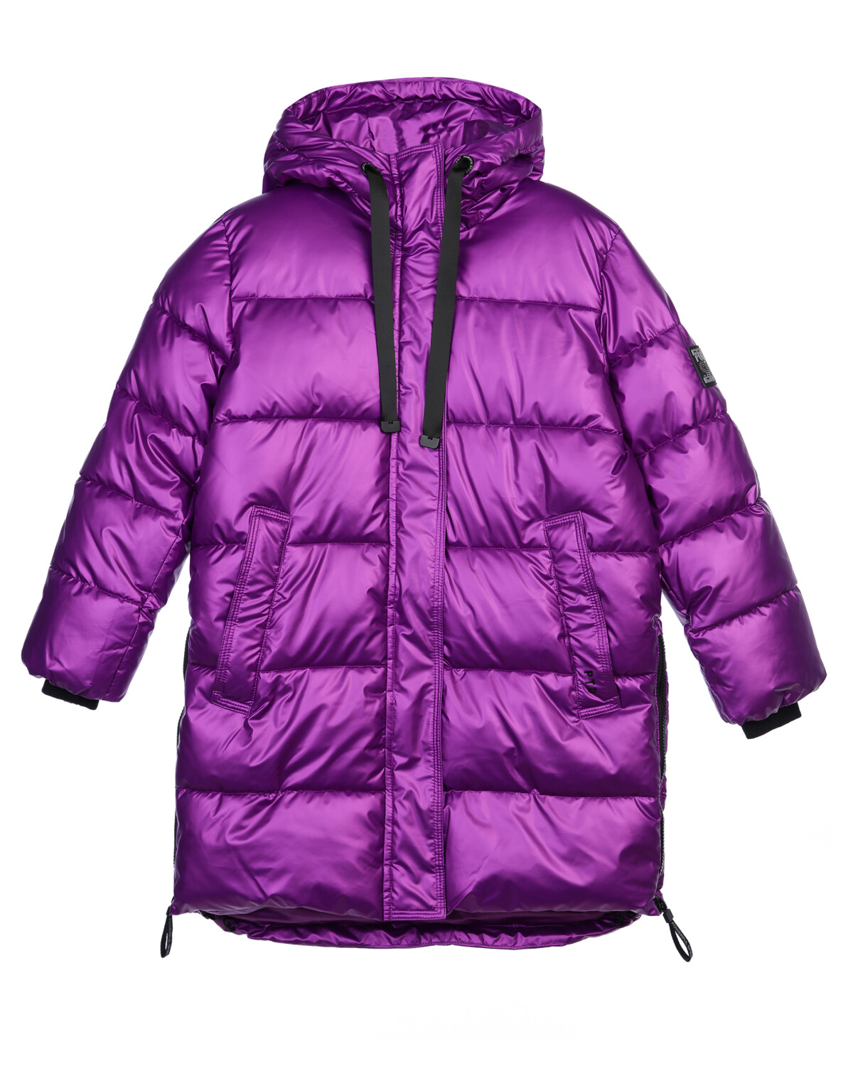 Куртка текстильная с полиуретановым покрытием для девочек PlayToday, фиолетовый, 128