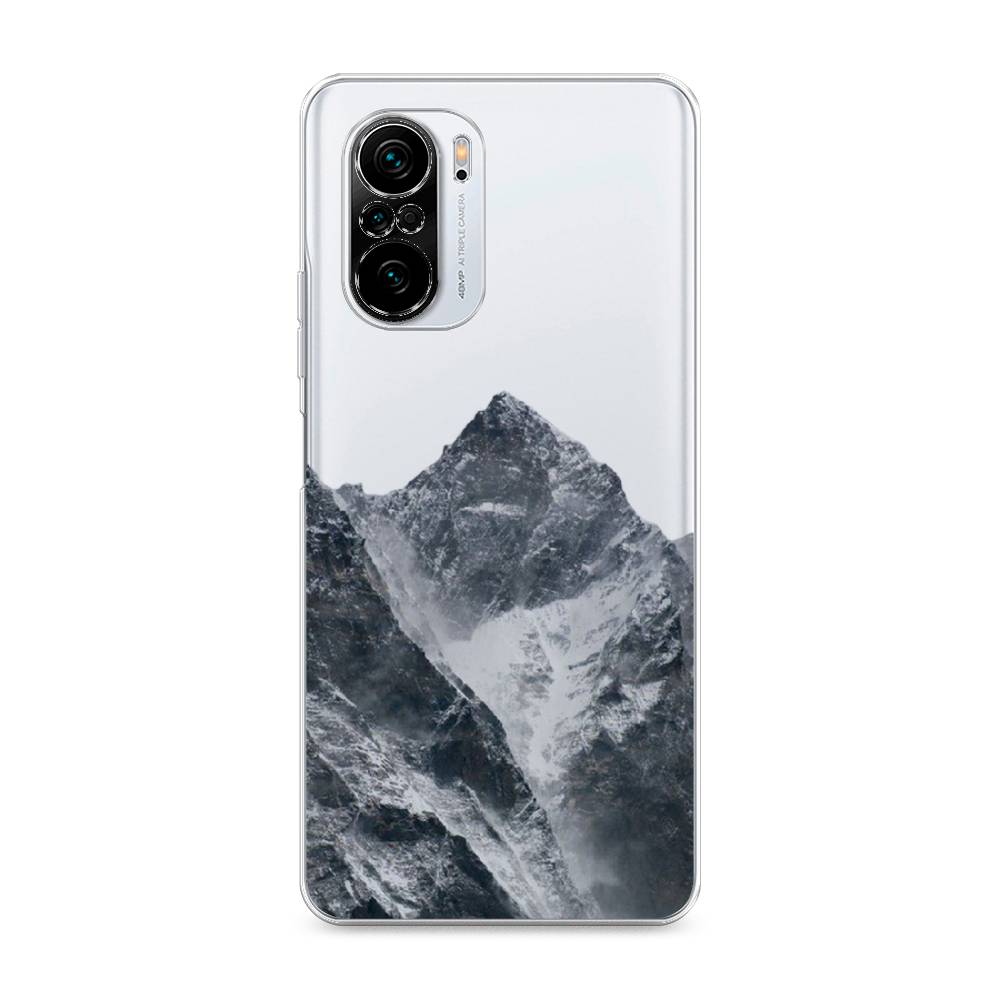 

Чехол на Poco F3/Redmi K40/Mi 11i "Горы арт 4", Серый;бежевый, 310150-2