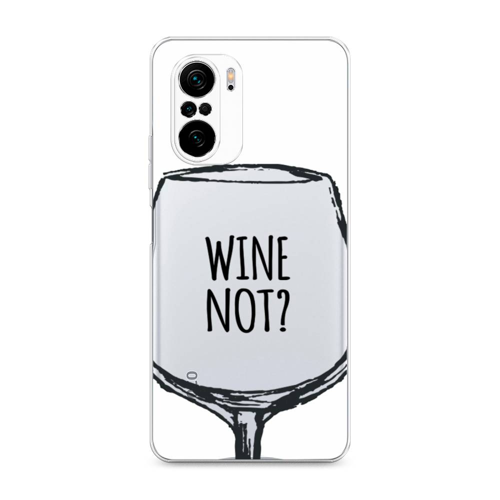 

Чехол на Poco F3/Redmi K40/Mi 11i "Wine not white", Белый, 310150-6