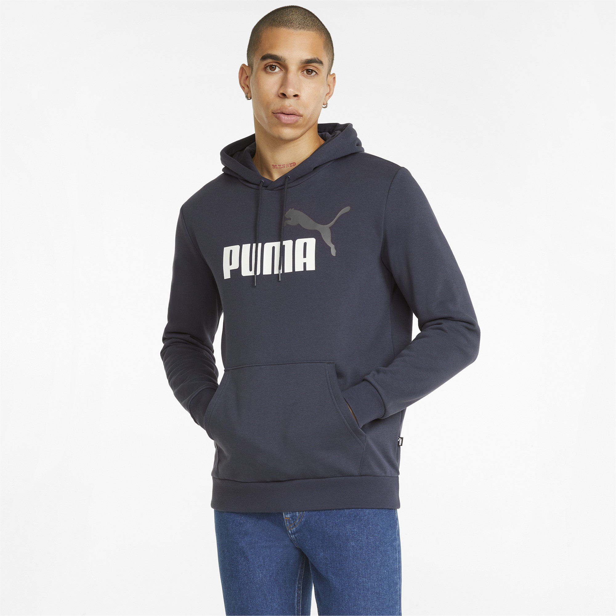 

Худи мужское PUMA 58676443 синее 2XL, 58676443