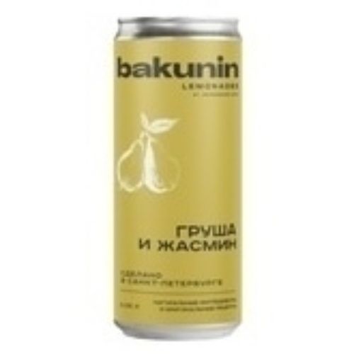 Газированный напиток Бакунин Botanicals Груша и жасмин 330 мл