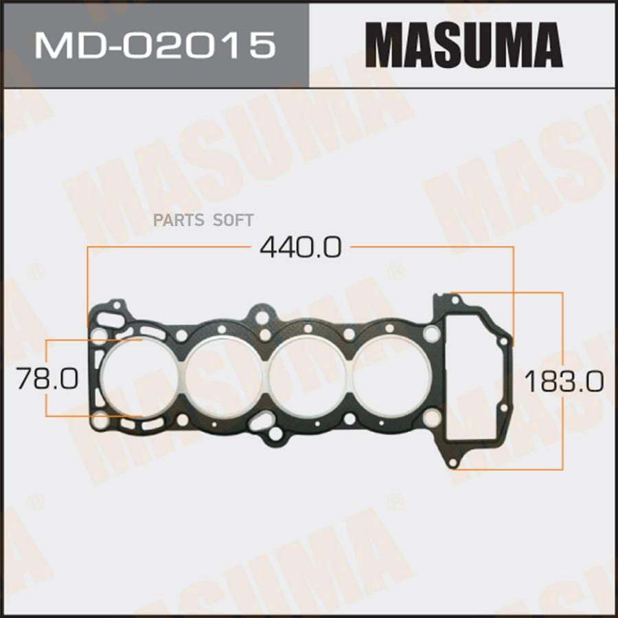 

MASUMA 'MD02015 Прокл.ГБЦ NISSAN PRIMERA 1.6L mot.GA16DE 90-02 1шт