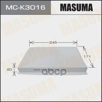 

Фильтр Салона Masuma Mc-K3016 Masuma арт. MC-K3016