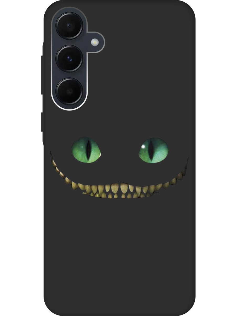 

Силиконовый чехол на Samsung Galaxy A55 с рисунком "Cheshire Cat" Soft Touch черный, Черный;зеленый, 20012127