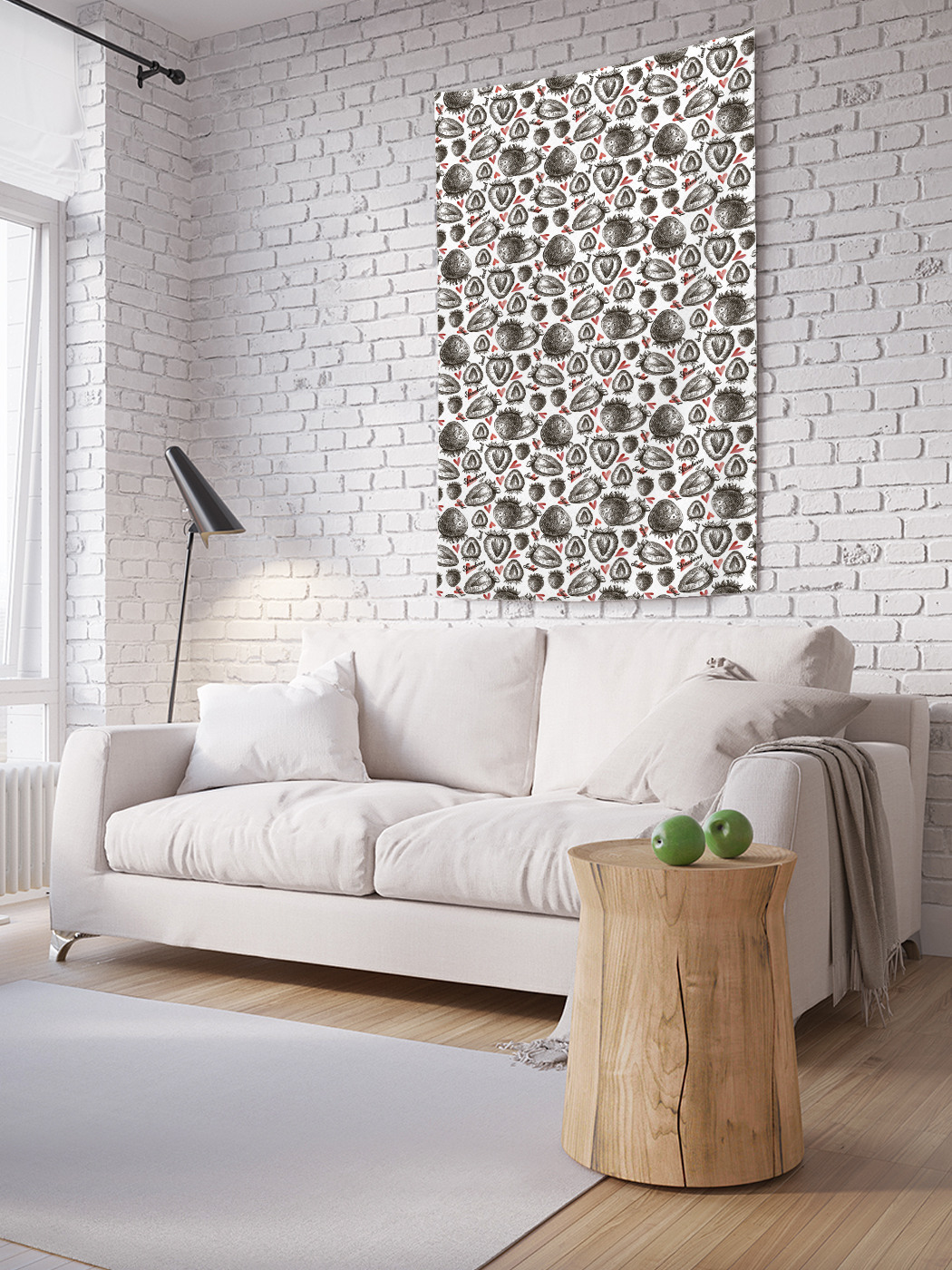 

Вертикальное фотопанно на стену JoyArty Плоды вкусной клубники 100x150 см, Плоды вкусной клубники