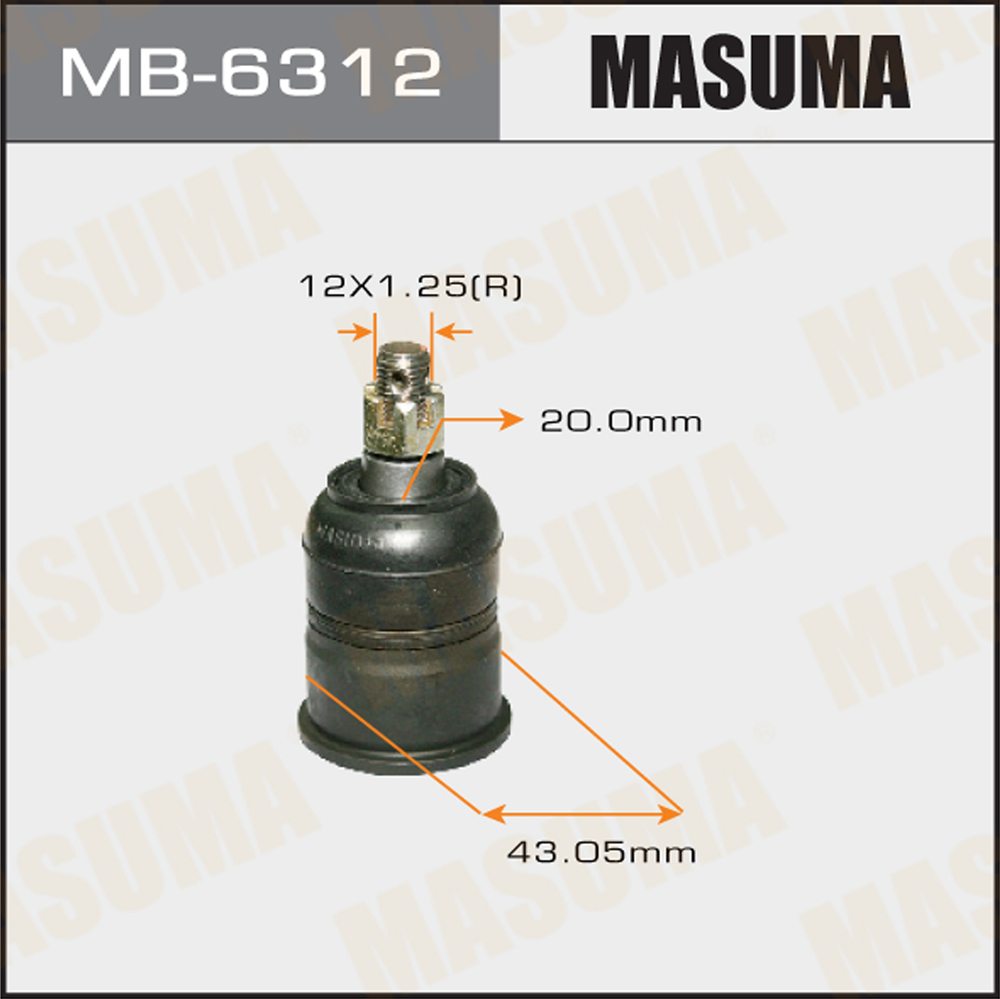 

Mb-6312 Опора Шаровая Нижняя Honda Accord 03>