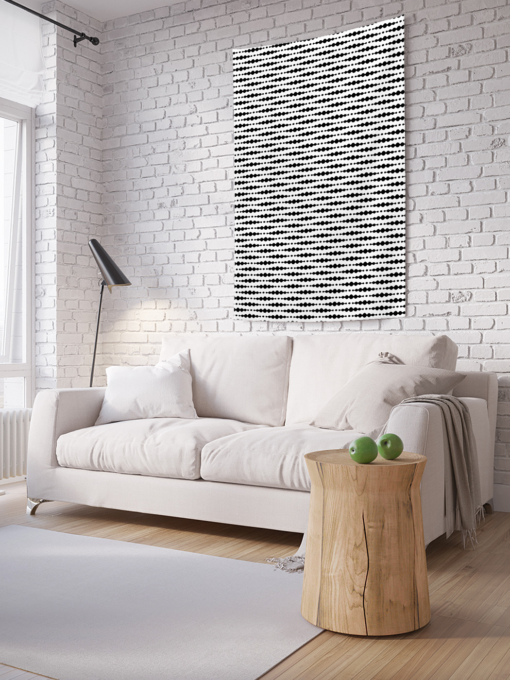 

Вертикальное фотопанно на стену JoyArty Горизонтальная пульсация 100x150 см, Горизонтальная пульсация