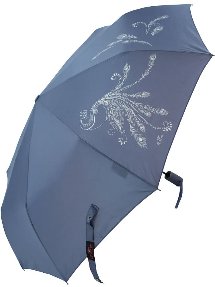 

Зонт женский Popular Umbrella 2602 серый, 2602