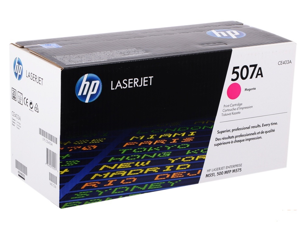 

Картридж для лазерного принтера HP CE403A CE403A Purple, оригинальный, Пурпурный, CE403A
