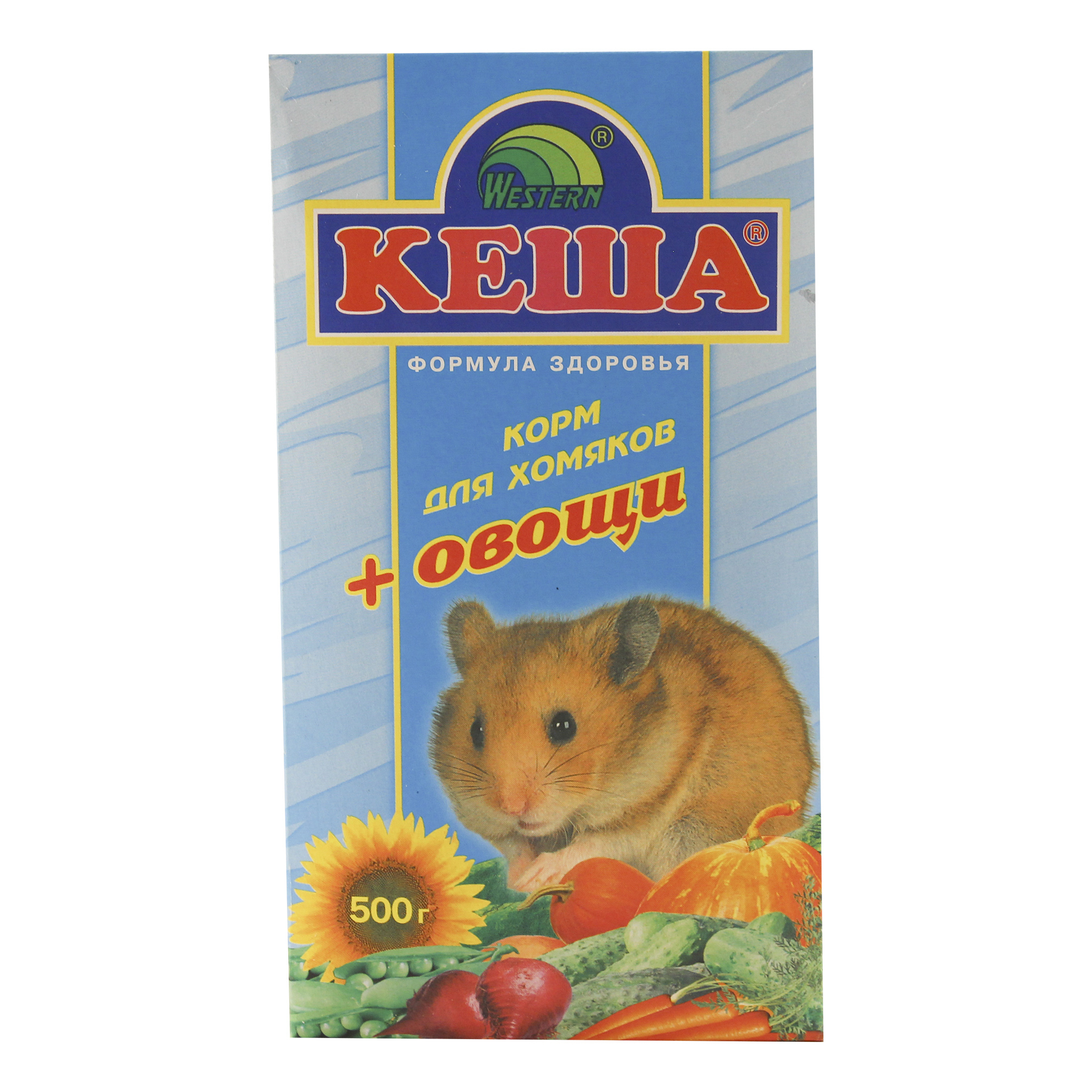 

Корм для хомяков Кеша Овощи 500 г