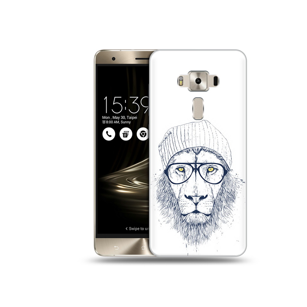 Чехол MyPads Tocco для Asus ZenFone 3 хиппи лев