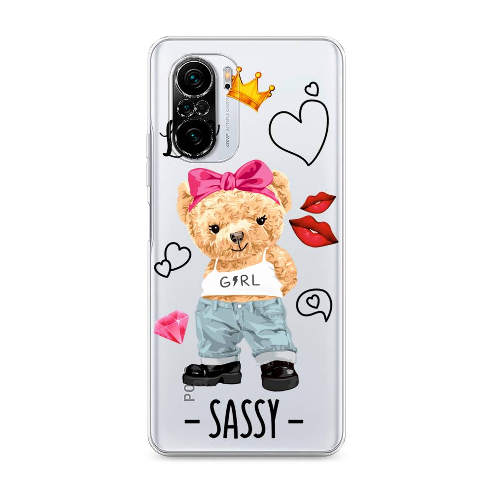 

Чехол на Poco F3/Redmi K40/Mi 11i "Sugar Mommy", Голубой;белый;розовый, 310150-6