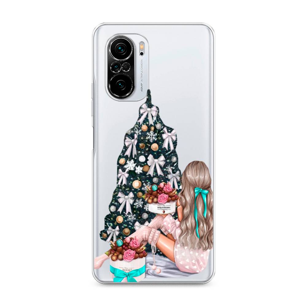 

Чехол для Xiaomi Poco F3/Redmi K40/Mi 11i "New Year", Зеленый;бежевый;голубой, 310150-5