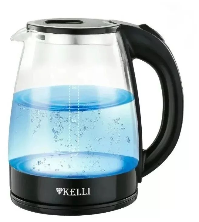 фото Чайник электрический kelli kl-l 1.8 л black