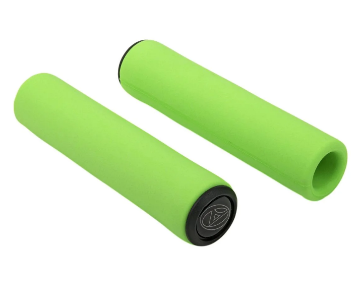 Грипсы AGR SILICONE ELITE 130мм Green-Neon 96г. силиконовые неоновые AUTHOR