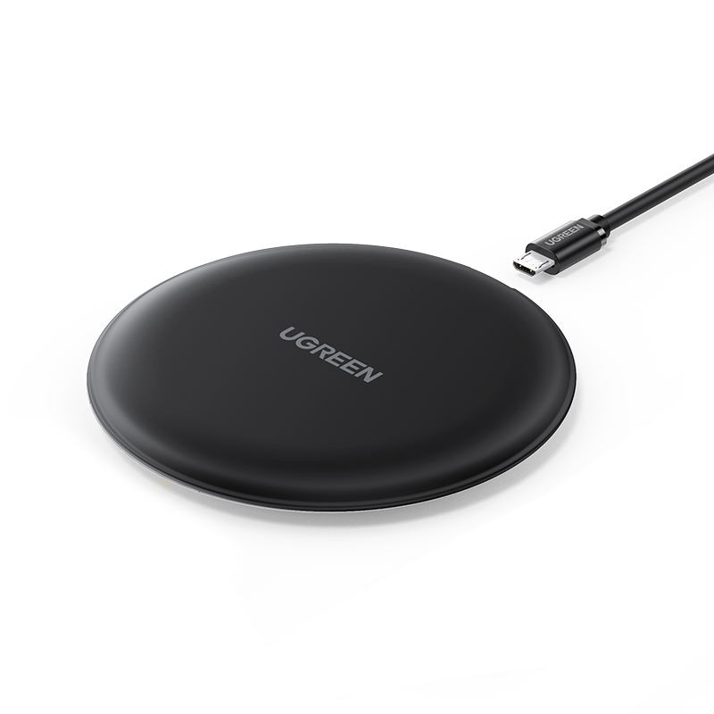 фото Беспроводное зарядное устройство ugreen cd186 (80537) wireless charger, 15w, черный