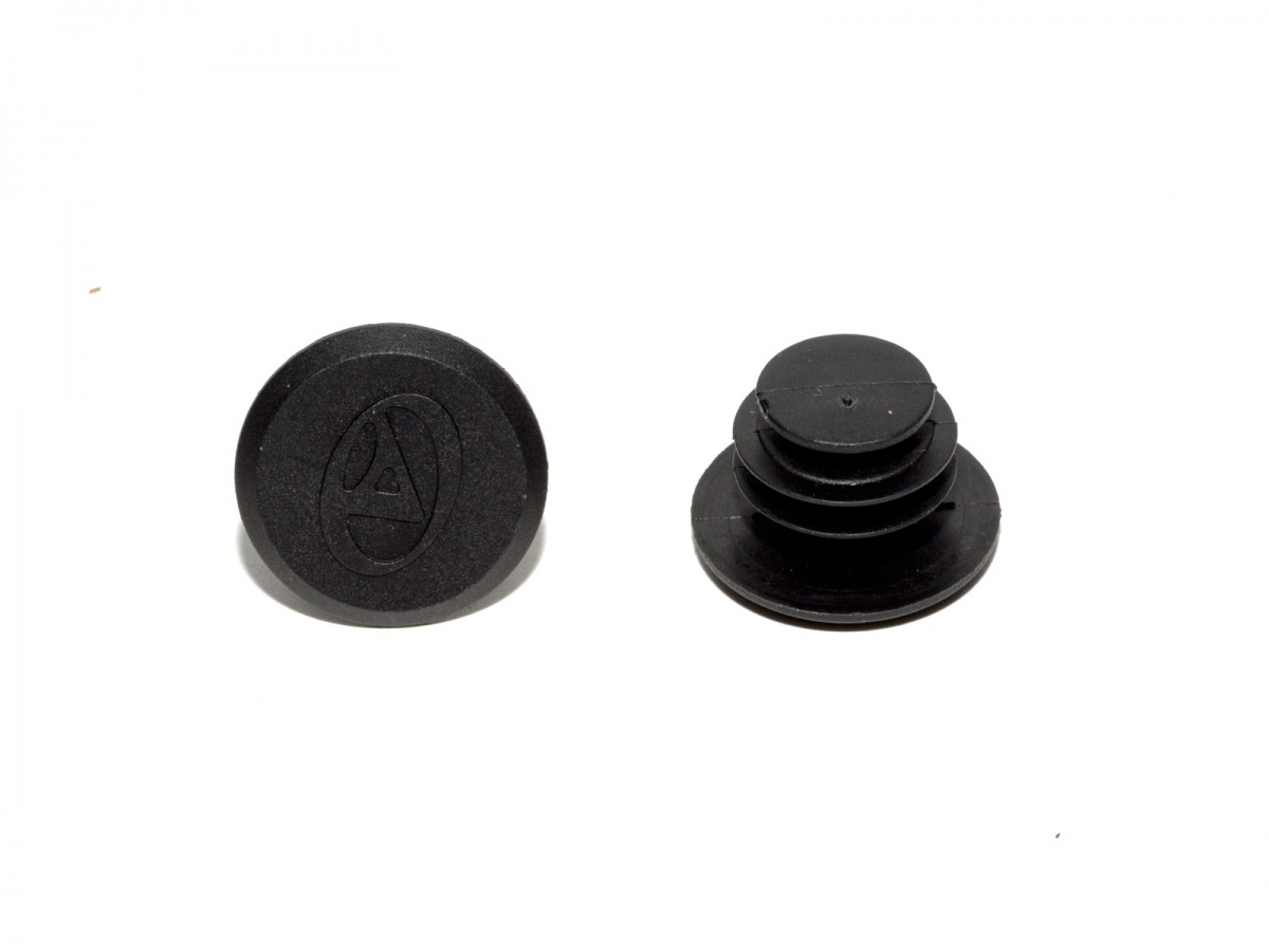 Грипсы /заглушки Plug AGR в торец руля пластиковые (комплект 2 шт) черные AUTHOR