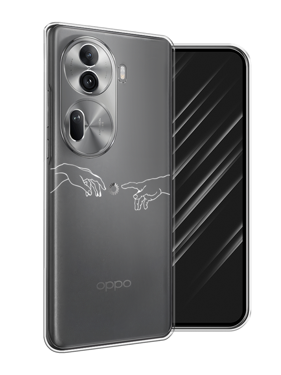 

Чехол Awog на Oppo Reno 11 Pro (Global) "Загрузка творения", Белый;серый;прозрачный, 2515950-1