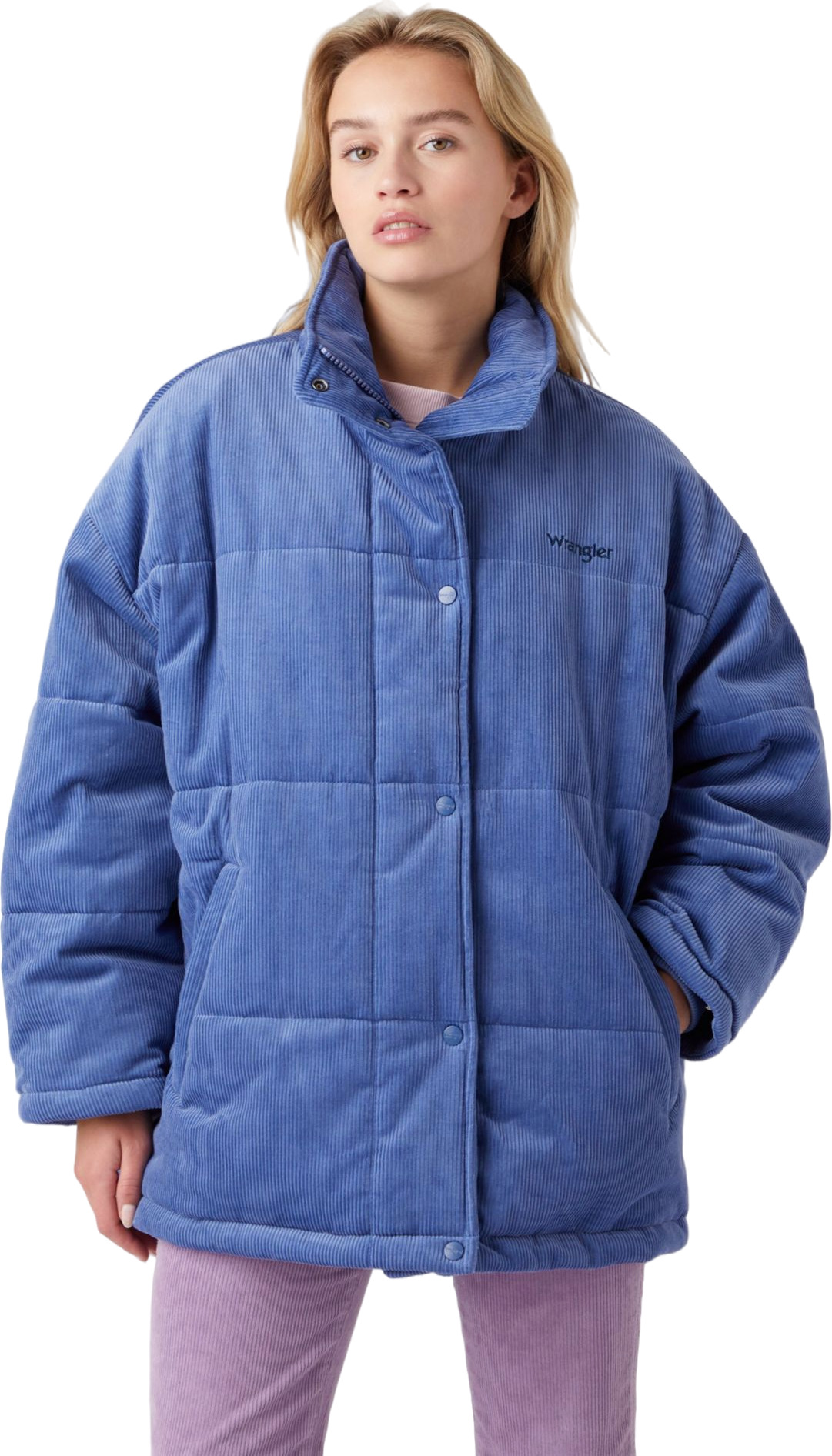Куртка женская Wrangler W4S4VWB24 синяя M