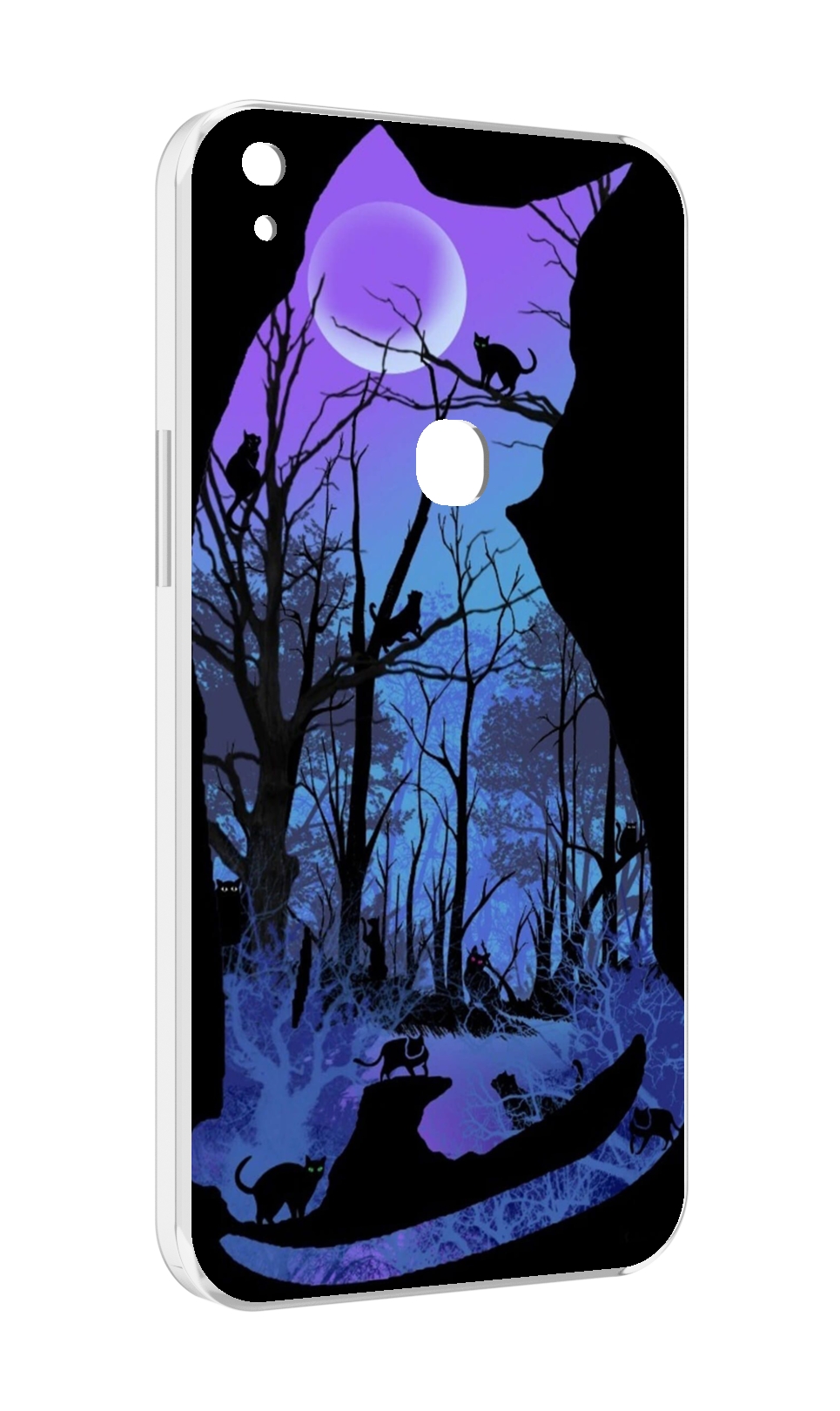 

Чехол MyPads лес внутри кота для Alcatel SHINE LITE 5080X 5.0, Прозрачный, Tocco