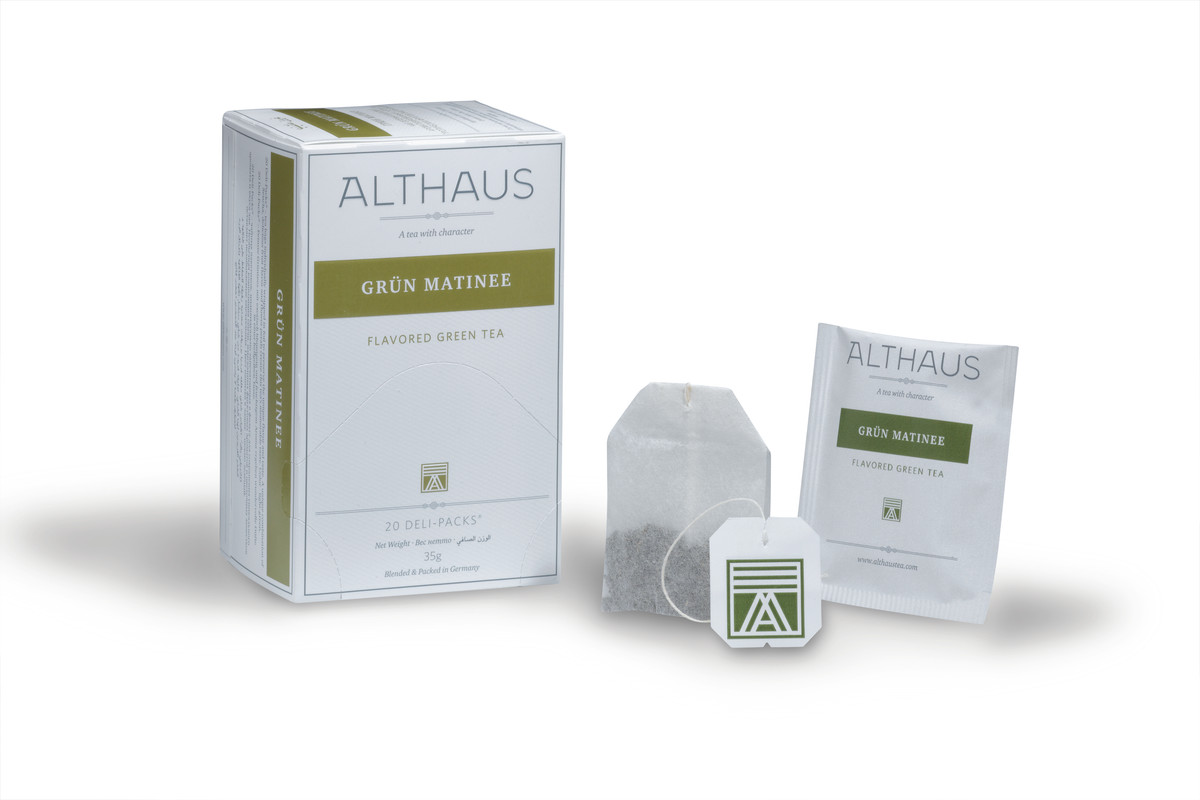 Чай зелёный Althaus Grun Matinee 20 пакетиков