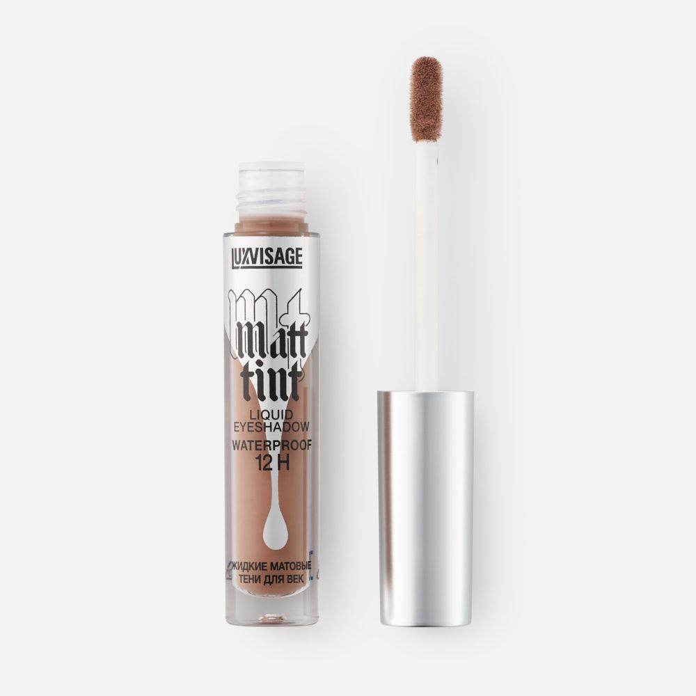 Тени для век Luxvisage Matt Tint Waterproof 12H, жидкие, №109 Soft Brown, 3 г