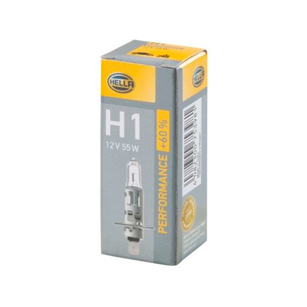 фото Лампа h1 12v 55w p14,5s +60% hella pagid/behr