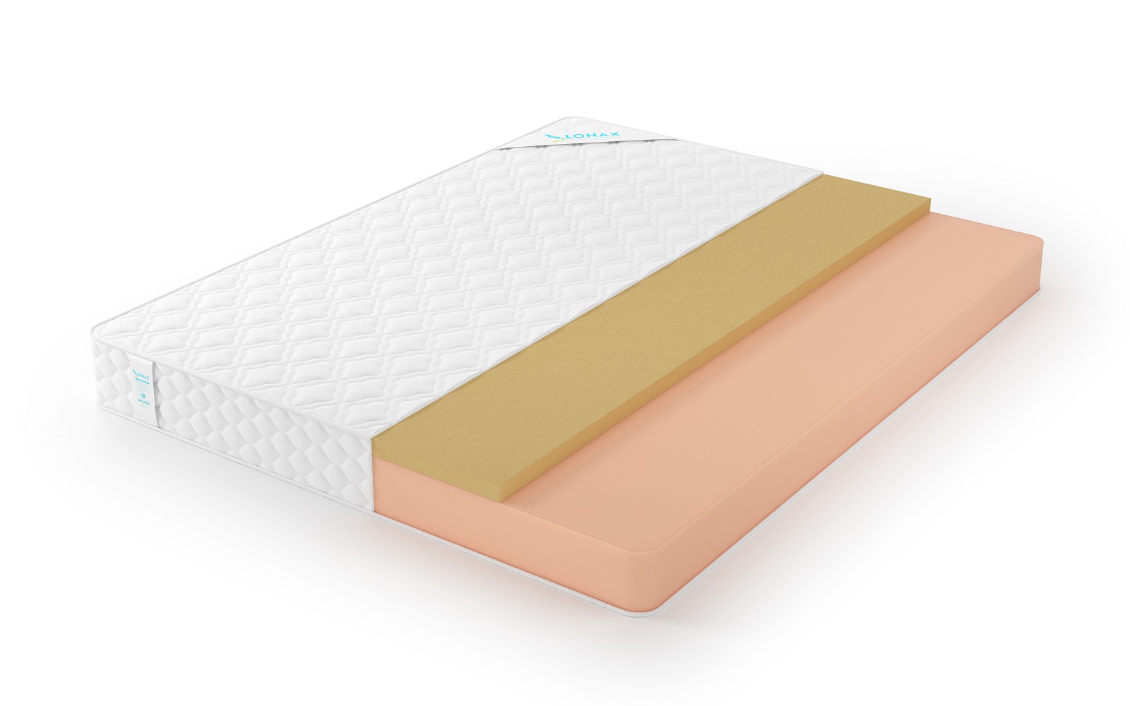 

Матрас беспружинный Lonax roll memory 4/chstds_lonLRM4_85x195, Белый, Lonax roll memory 4