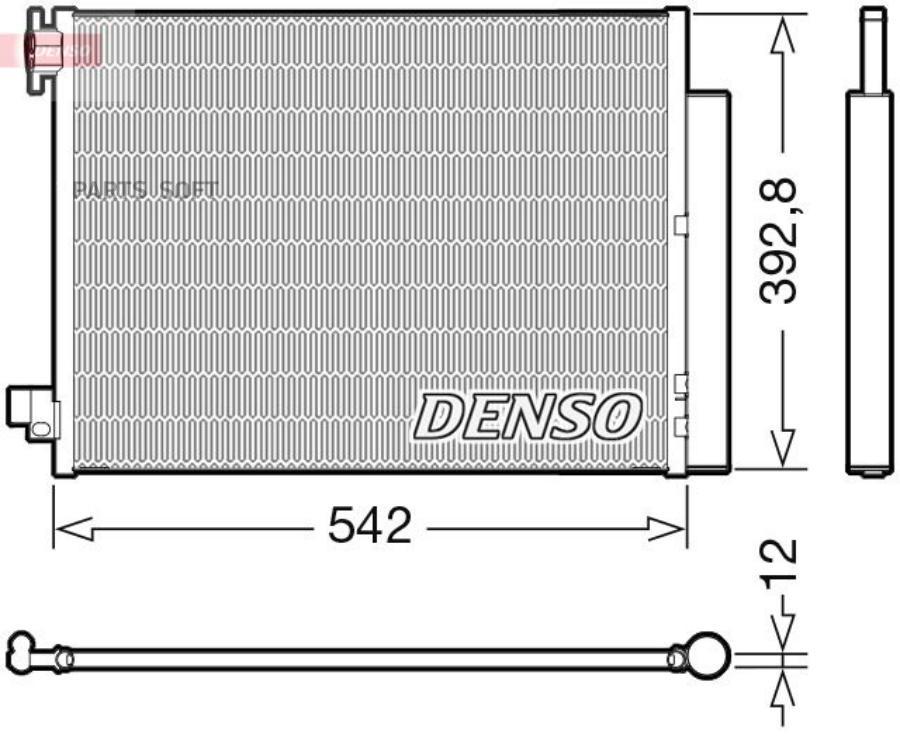 

Радиатор Кондиционера Denso DCN37004