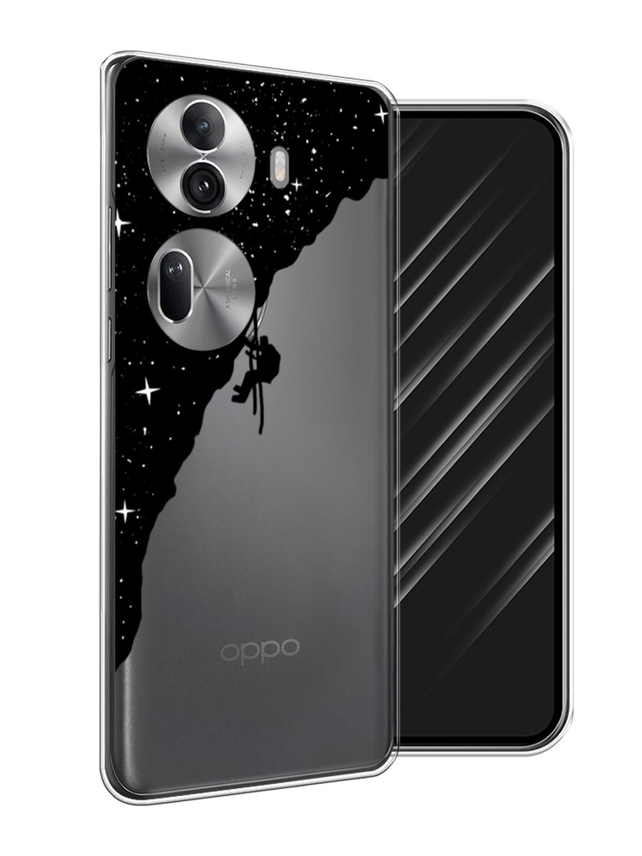 

Чехол Awog на Oppo Reno 11 Pro (Global) "Скалолаз в космосе", Черный;белый;бежевый, 2515950-1