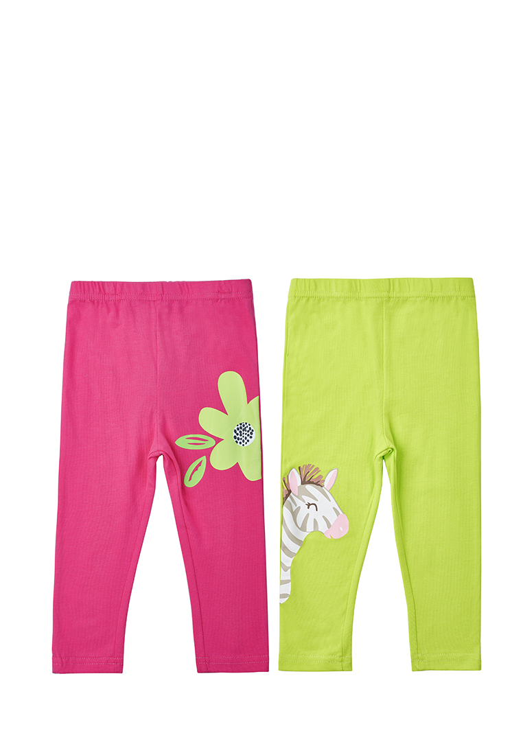 

Легинсы, 2 шт. SS23B10100703 Kari baby 209807 цв.розовый, светло-зеленый р.18-24m, 209807