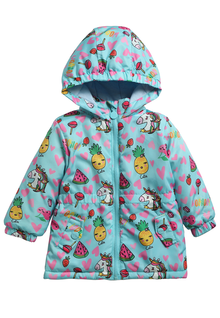 

Куртка для маленьких девочек SS23B043 Kari baby 204672 цв.бирюзовый р.9-12m, 204672