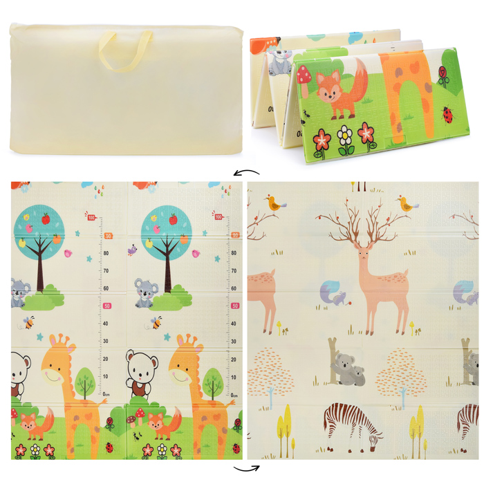 

Коврик развивающий 00-2861 Зверята (150*180*0,8см), Развивающие коврики (текстиль)