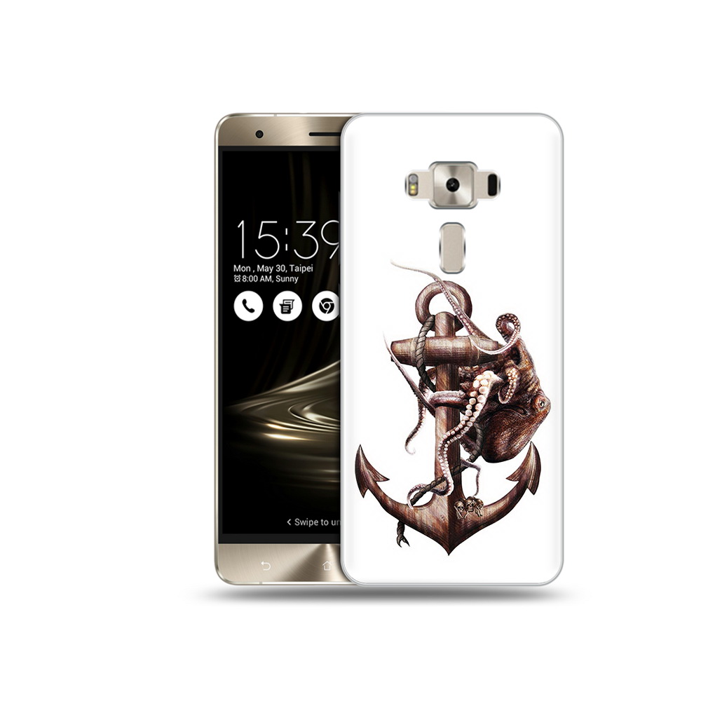 

Чехол MyPads Tocco для Asus ZenFone 3 ржавый якорь, Прозрачный, Tocco