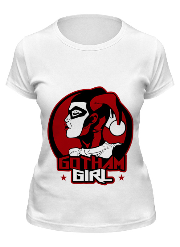 

Футболка женская Printio Gotham girl белая XL, Gotham girl