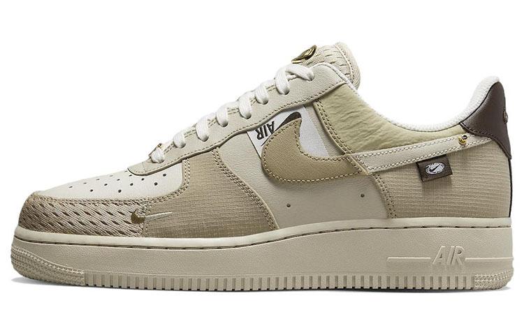 

Кеды унисекс Nike Air Force 1 Low tan bling бежевые 38.5 EU, Бежевый, Air Force 1 Low tan bling