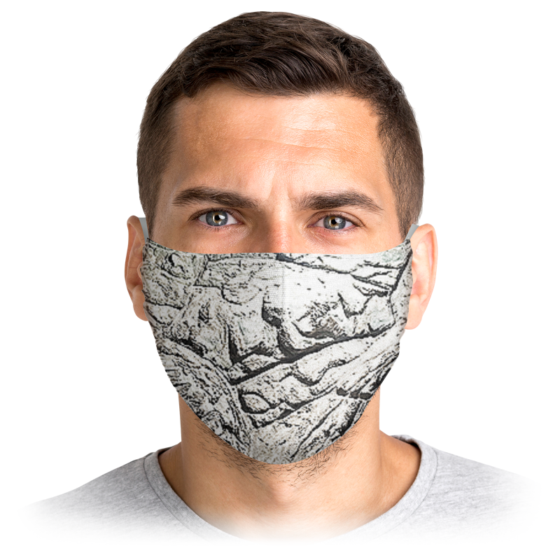 

Многоразовая маска Printio Stop virus! белая M, Stop virus!